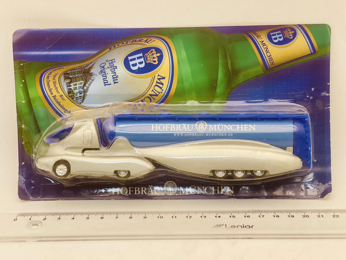 Luigi Colani Truck DGD 1:87 HOFBRÄU MÜNCHEN Blister Srebrny Promocyjny – zdjęcie 4
