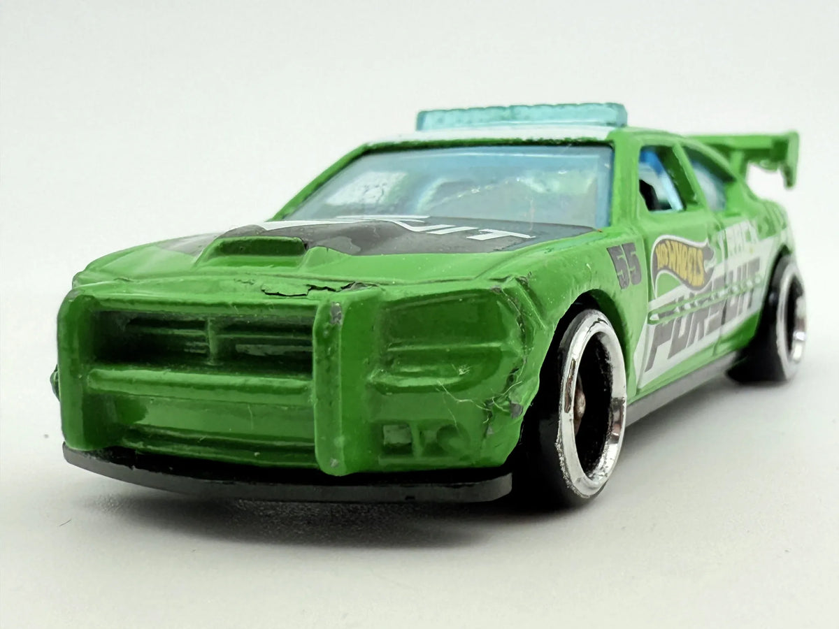 Dodge Charger Drift Hot Wheels Zielony 1:64 – zdjęcie 4