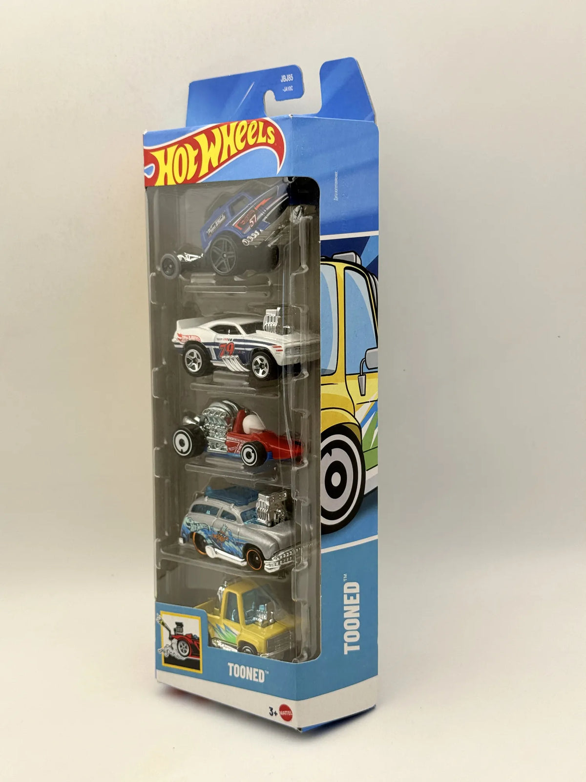 5 PAK TOONED, Hot Wheels 2025, Die cast JBJ85, Wielokolorowy 1:64, Resoraki – zdjęcie 4