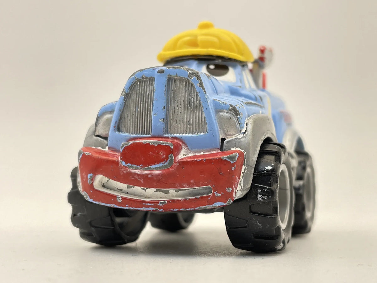 Pullback Chuck, Chuck & Friend, Tonka - Hasbro - Maisto 2000 Niebieski 1:64 – zdjęcie 4