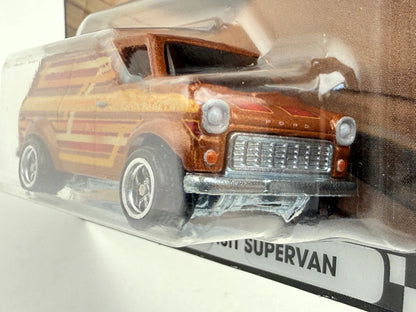 FORD TRANSIT SUPERVAN Premium Hot Wheels 2020 Pomarańczowy 1:64 – zdjęcie 4