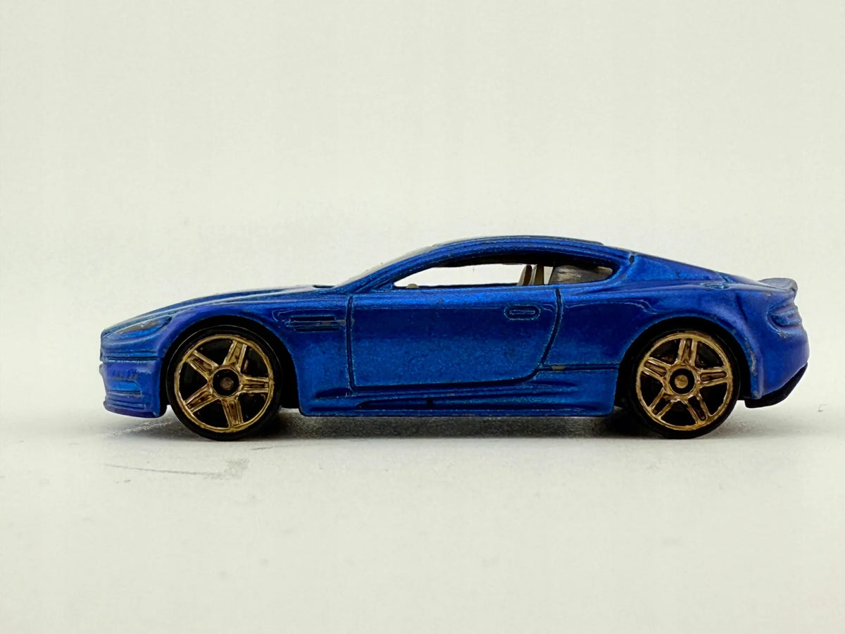 Aston Martin Dbs Hot Wheels 2010 Niebieski 1:64 – zdjęcie 4