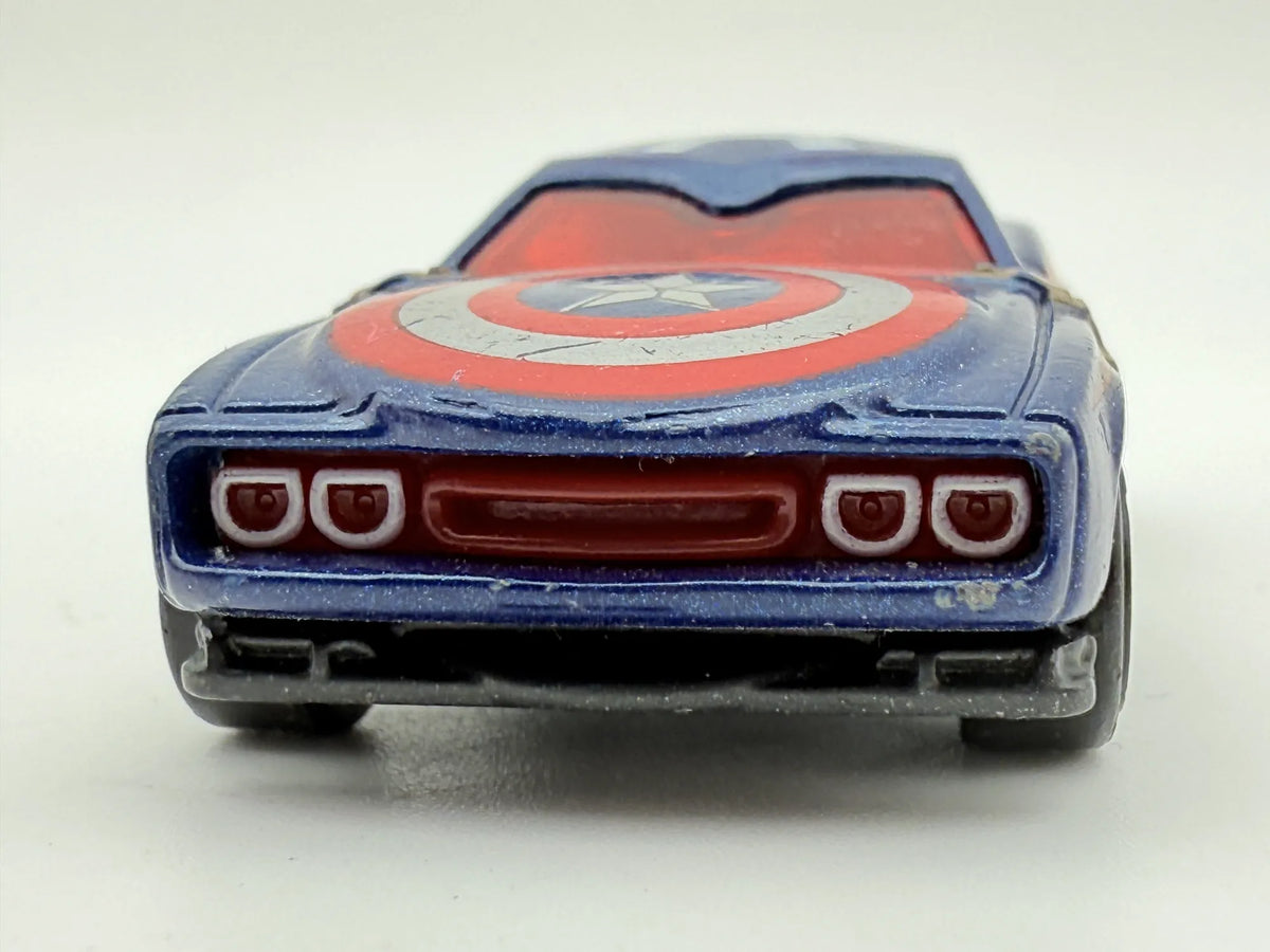 MARVEL CAPTAIN AMERICA CAR, Hot Wheels 2013, Die cast BDM73 H51, 1:64 – zdjęcie 4