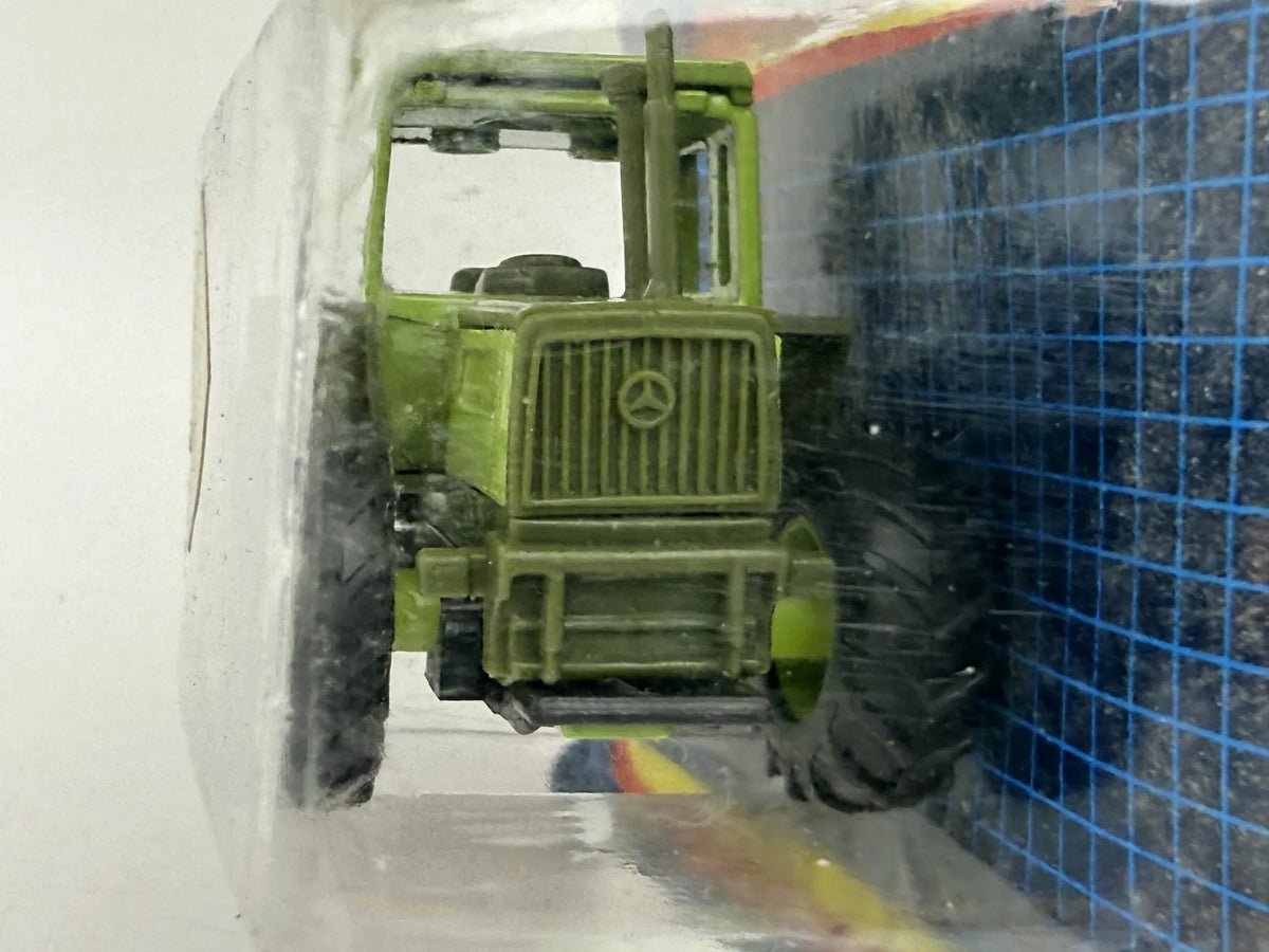 Traktor MERCEDES-BENZ MB-TRAC 1600 TURBO CITY Matchbox 1990 Zielony 1:64 – zdjęcie 4