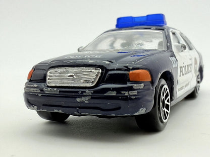 Ford Crown Victoria Realtoy Granatowy 1:64 – zdjęcie 4