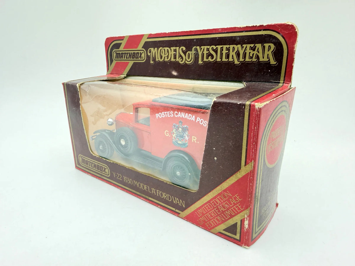 1930 MODEL 'A' FORD VAN, Matchbox 1984, Made in England, Die cast Y22, 1:40 – zdjęcie 4