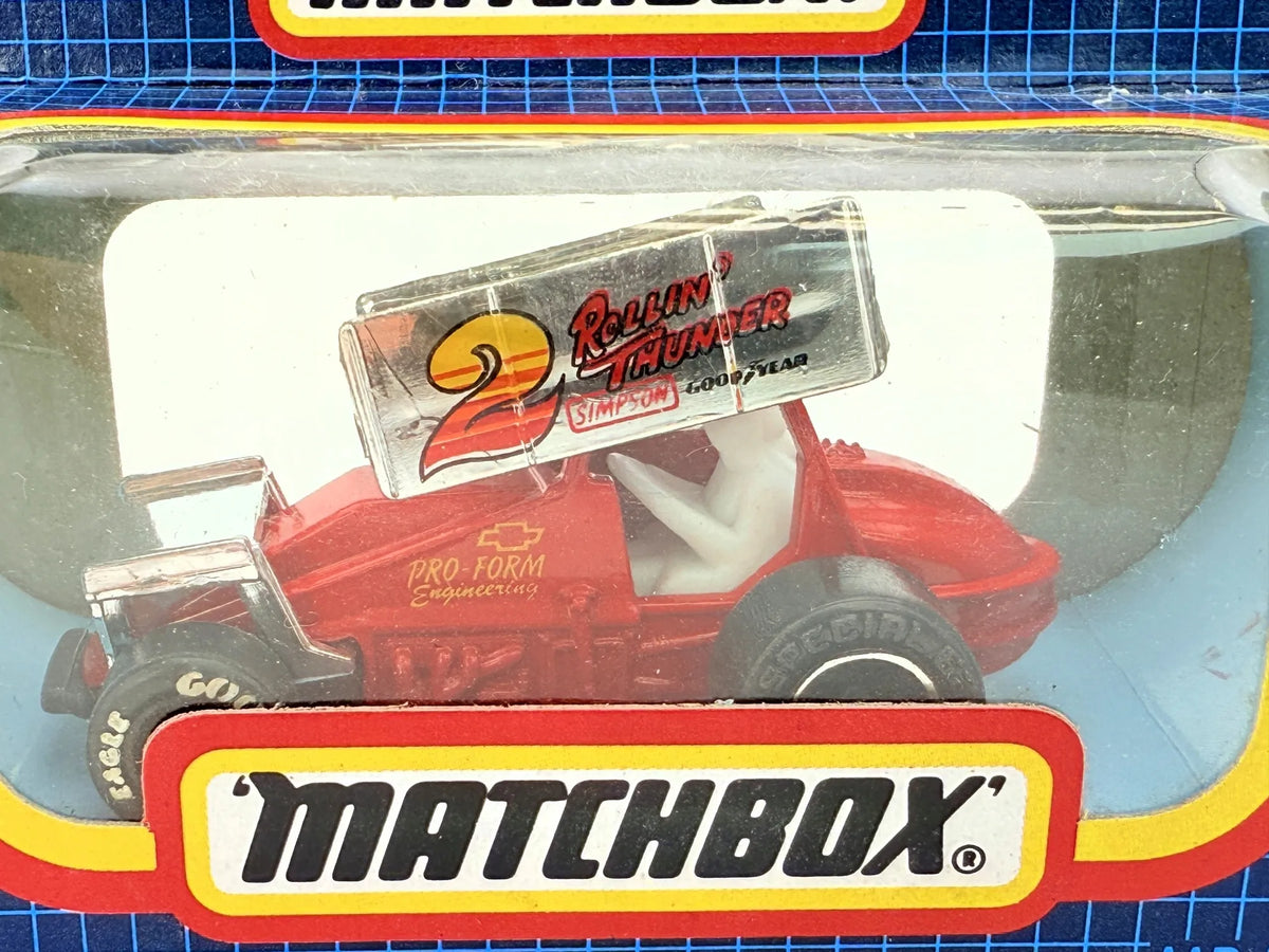 SPRINT RACER, Matchbox, Resoraki, Die cast Mb-72, Czerwony, 1:64 – zdjęcie 4