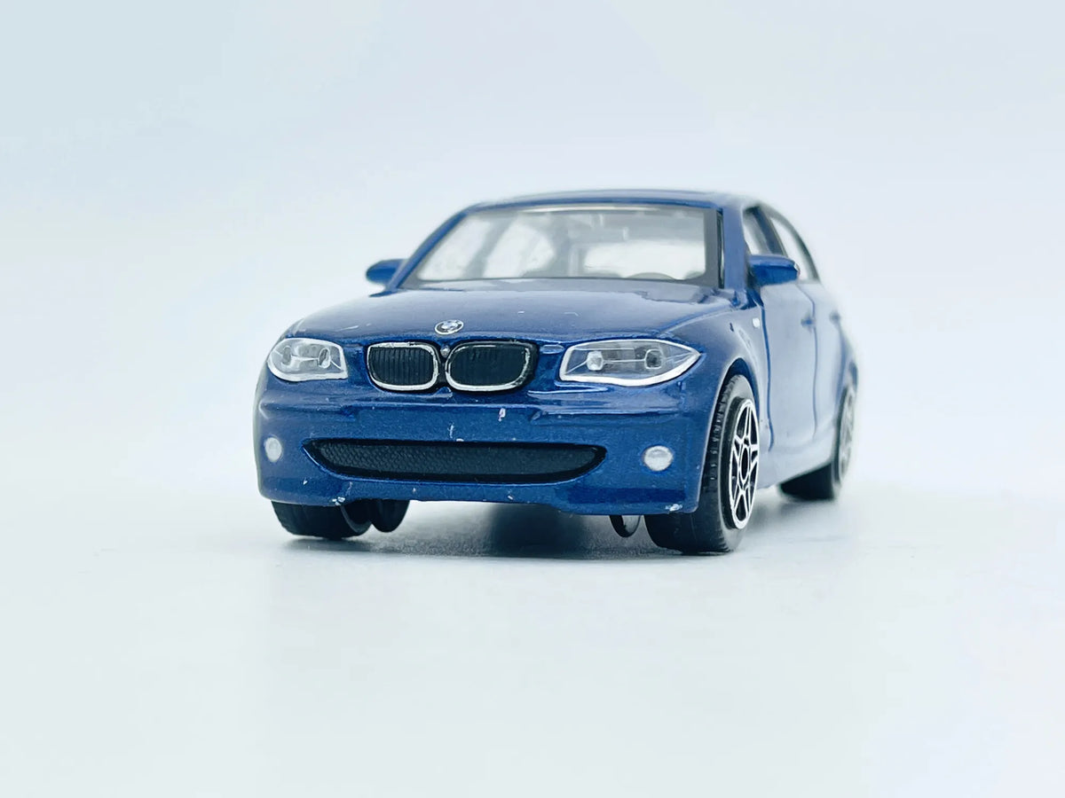 Bmw 1 Series 120D, Bburago, resoraki, die cast, 1:43 niebieski – zdjęcie 4