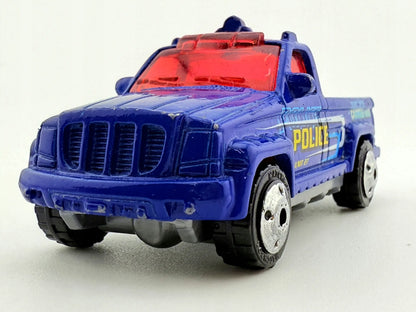 TROOP CARRIER POLICE, Matchbox 2000, Die cast, Niebieski, 1:64, Resoraki – zdjęcie 4