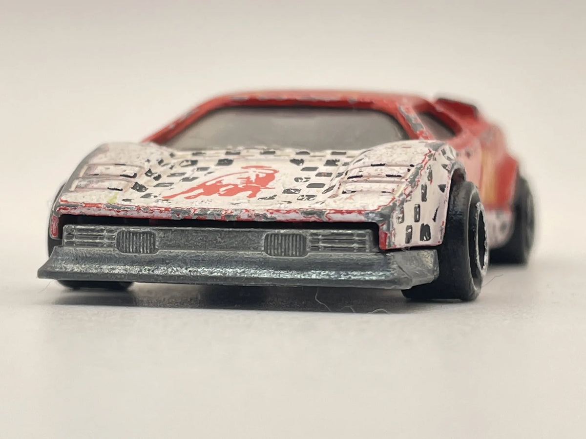 LAMBORGHINI COUNTACH, Majorette, Die cast No.237, Czerwony, 1:56, Resoraki – zdjęcie 4