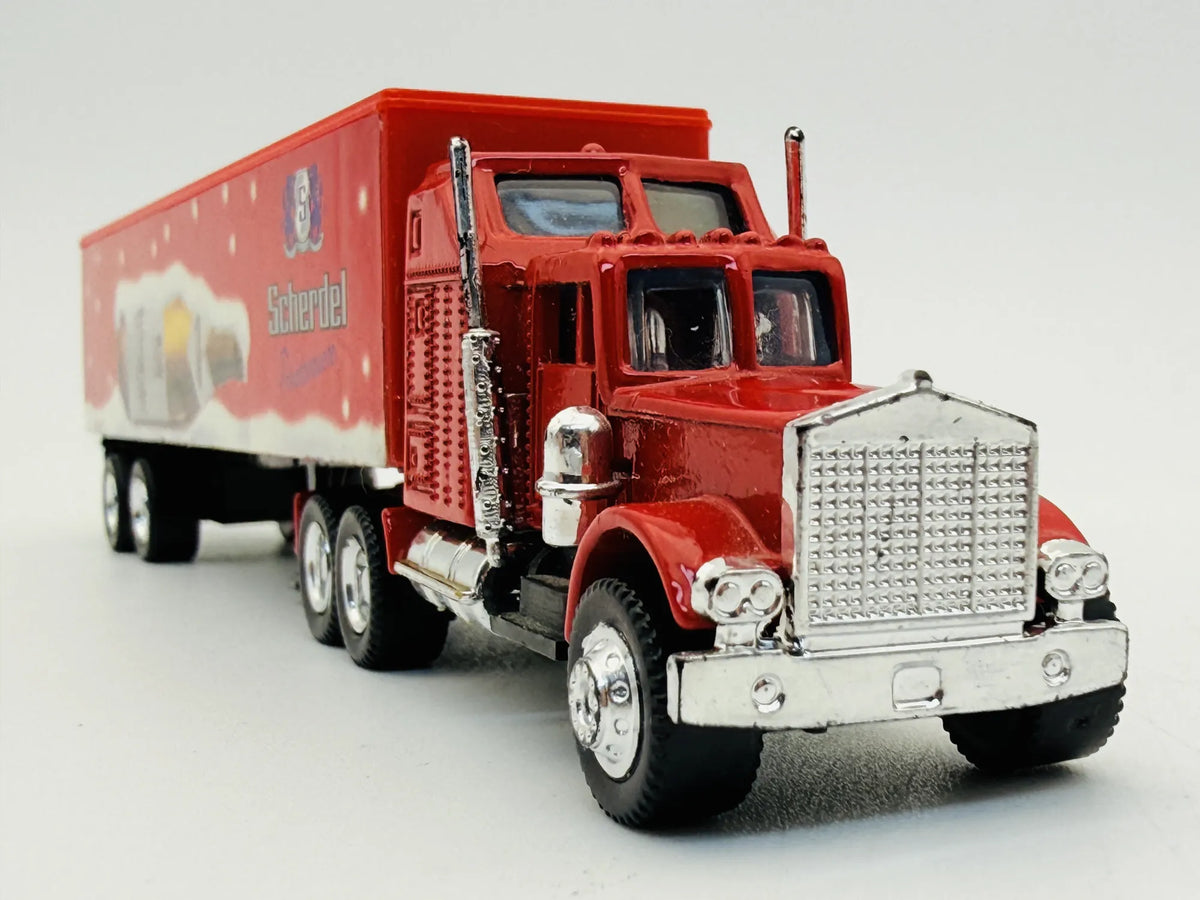 Peterbilt Hümmer Ciągnik Siodłowy Scherdel Luzak Czerwony – zdjęcie 4
