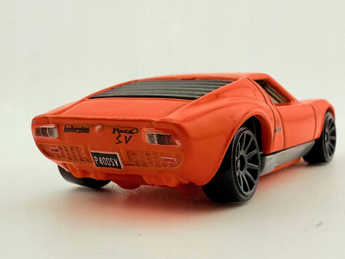 Lamborghini Murciélago P400Sv Hot Wheels 2017 Pomarańczowy 1:64 – zdjęcie 4