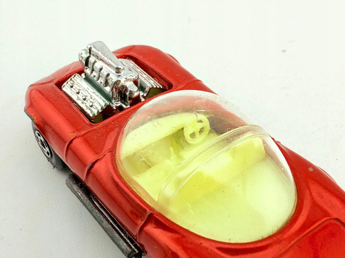 HOT ROD DRAGUAR Matchbox 1970 Czerwony 1:64 Made in England – zdjęcie 4