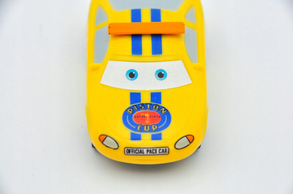 PISTON CUP OFFICIAL PACE CAR, Disney Pixar, Resoraki, Die cast, Żółty, 1:64 – zdjęcie 4