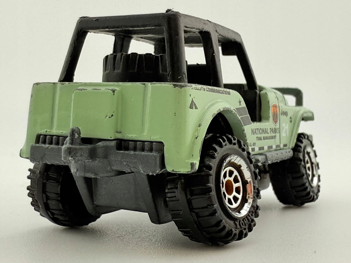 Jeep Cj-7 Matchbox 2003 Miętowy 1:64 – zdjęcie 4