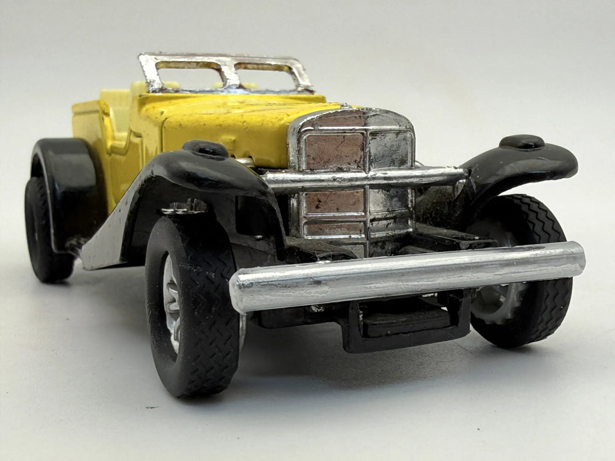 MERCEDES-BENZ SSK CABRIO VINTAGE MODEL Żółty 1:34 – zdjęcie 4