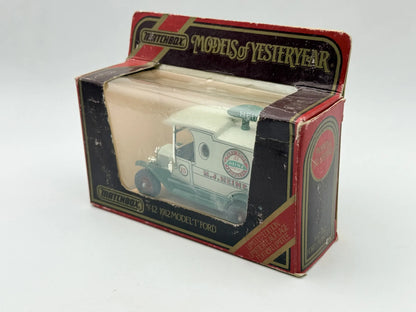 Y-12 1912 MODEL T FORD Matchbox 1986 Biały 1:43 Made in England H.J. HEINZ – zdjęcie 4
