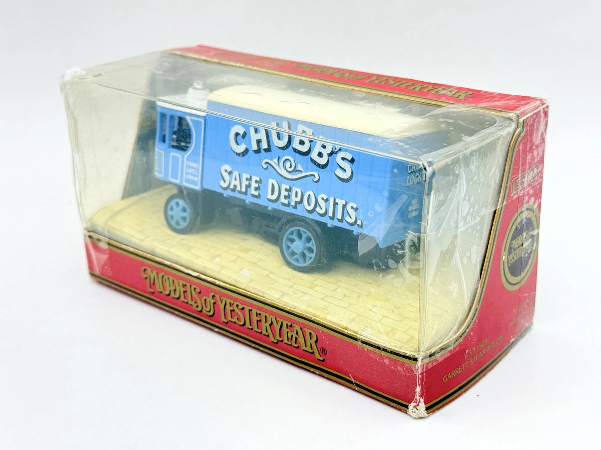 GARRETT 6 TON STEAM WAGON, Matchbox 1990, Niebieski, 1:60, Resoraki – zdjęcie 4