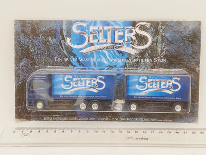 Mercedes-Benz Actros Hümmer 1:87 SELTERS Blister Niebieski Promocyjny – zdjęcie 5