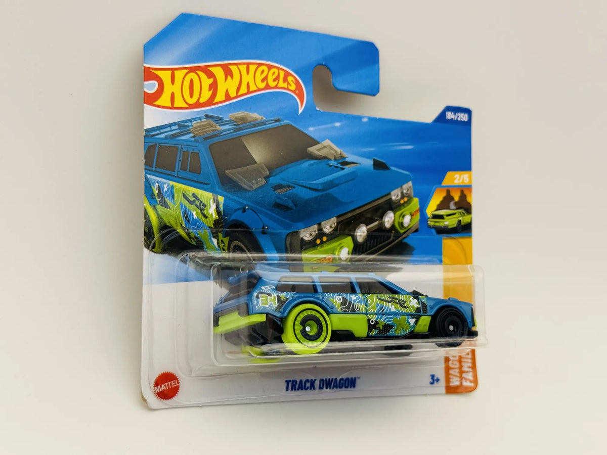 Track Dwagon Hot Wheels Wagons Familiales 1:64 Blister Niebieski – zdjęcie 4