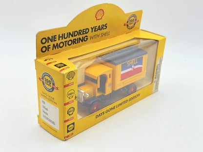 Furgon Shell Days Gone Shell V-Power 1996 Żółty 1:43 Made in England – zdjęcie 4