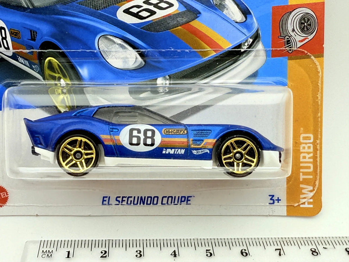 El Segundo Coupe Hot Wheels Niebieska 1:64 – zdjęcie 4