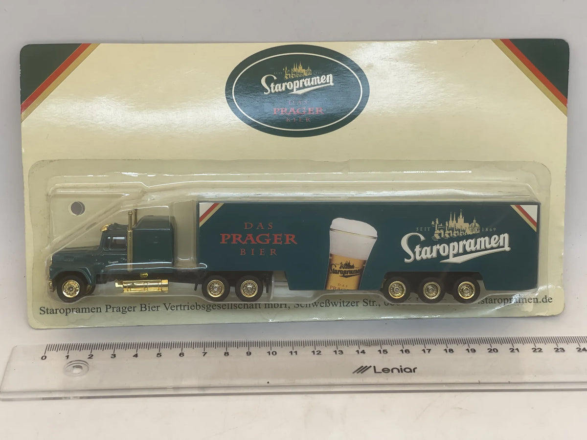 Freightliner Grell 1:87 Ciężarówka Promocyjna Staropramen Blister Zielony – zdjęcie 4