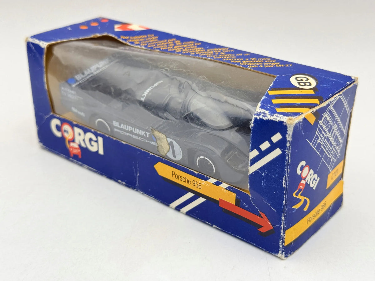 TURBOS PORSCHE 956 BLAUPUNKT Corgi 1984 Czarny 1:43 Made in Gt Britain – zdjęcie 4