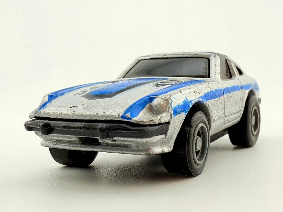 Datsun 280-ZX Zee Toys '80 Srebrny 1:64 Vintage Model – zdjęcie 4