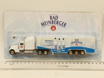 Freightliner Z Naczepą Furgonową Grell 1:87 BAD MEINBERGER Biały Blister – zdjęcie 5