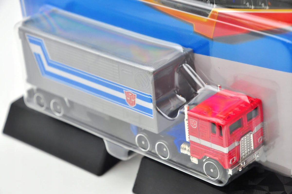 OPTIMUS PRIME TRUCK, Hot Wheels 2023, Die cast HYT56 Czerwony 1:64 Resoraki – zdjęcie 4