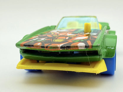 TRACK MANGA, Hot Wheels 2017, Die cast FJV95, Zielony, 1:64, Resoraki – zdjęcie 4