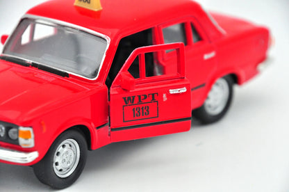 FIAT 125P, Welly, Resoraki, Die cast 42399, Czerwony, 1:34 – zdjęcie 4