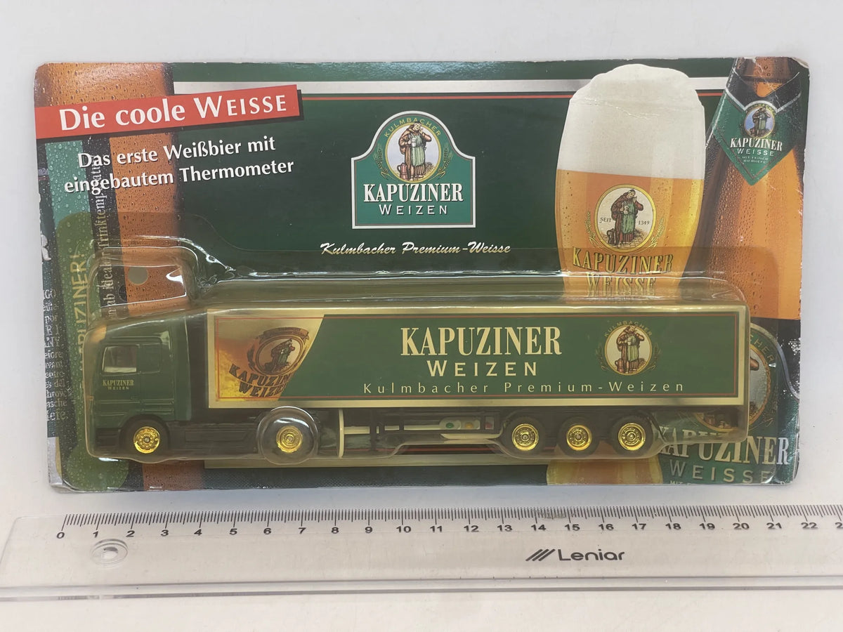 Mercedes Actros Grell 1:87 Ciężarówka Promocyjna KAPUZINER WEIZEN Blister – zdjęcie 4