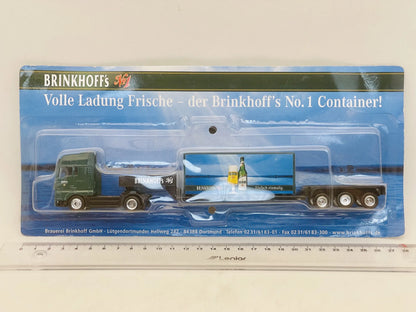 MAN TRUCK Grell 1:87 Ciężarówka Promocyjna BRINKHOFF's No1 Blister Zielony – zdjęcie 4