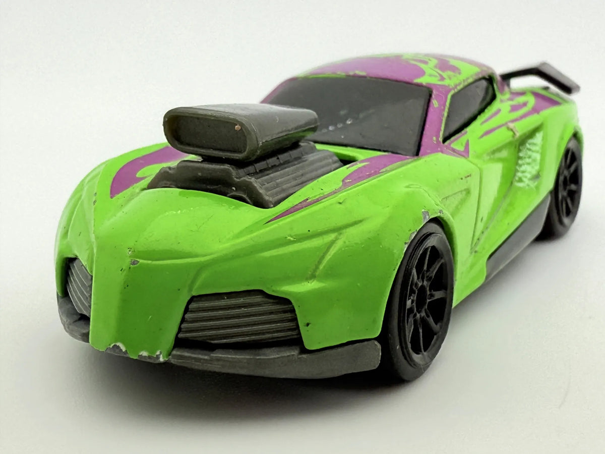 Fiction Racers Majorette Zielony 1:64 – zdjęcie 4