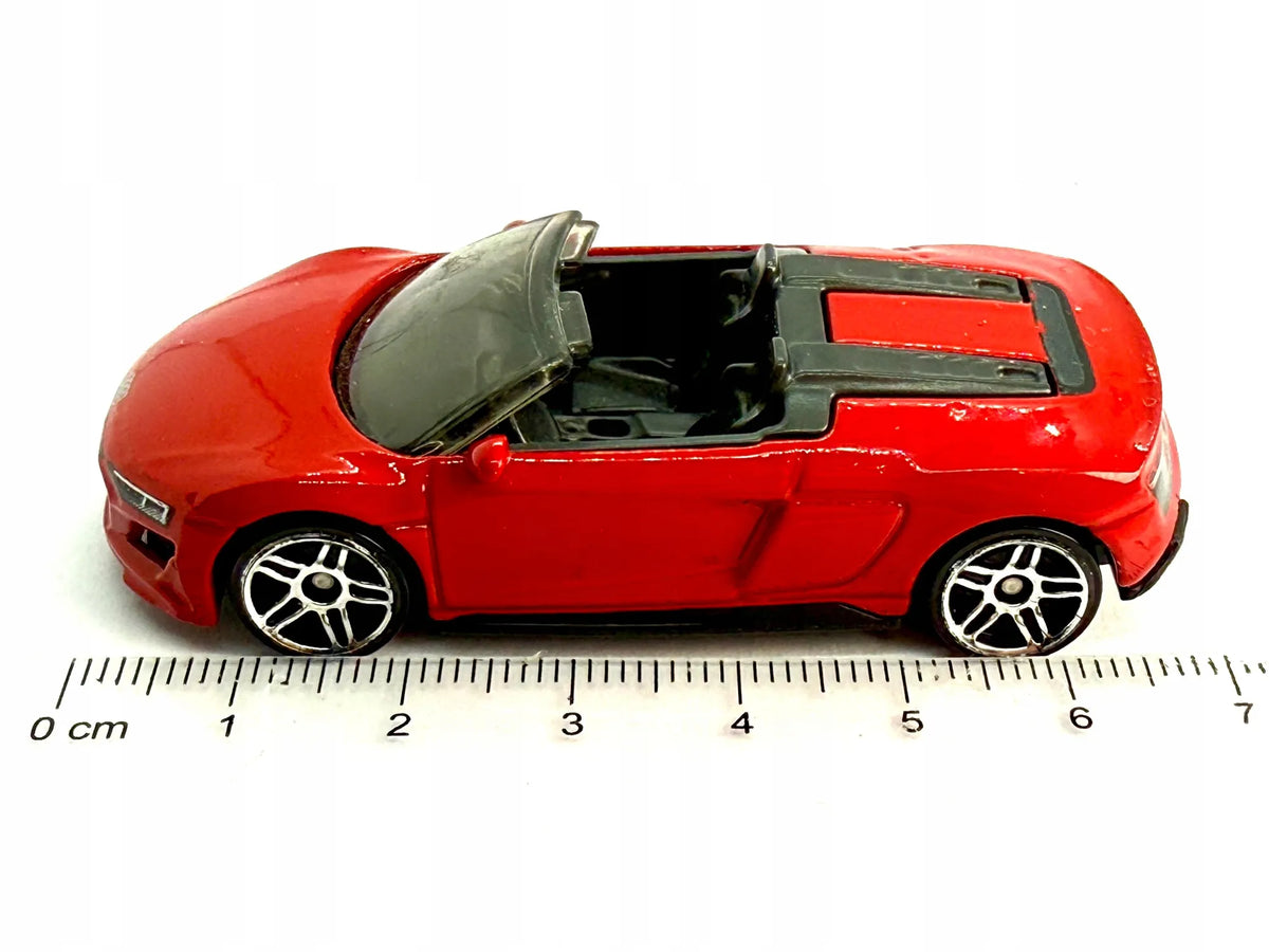 2019 Audi R8 Spyder Hot Wheels 2019 Czerwony 1:64 – zdjęcie 4