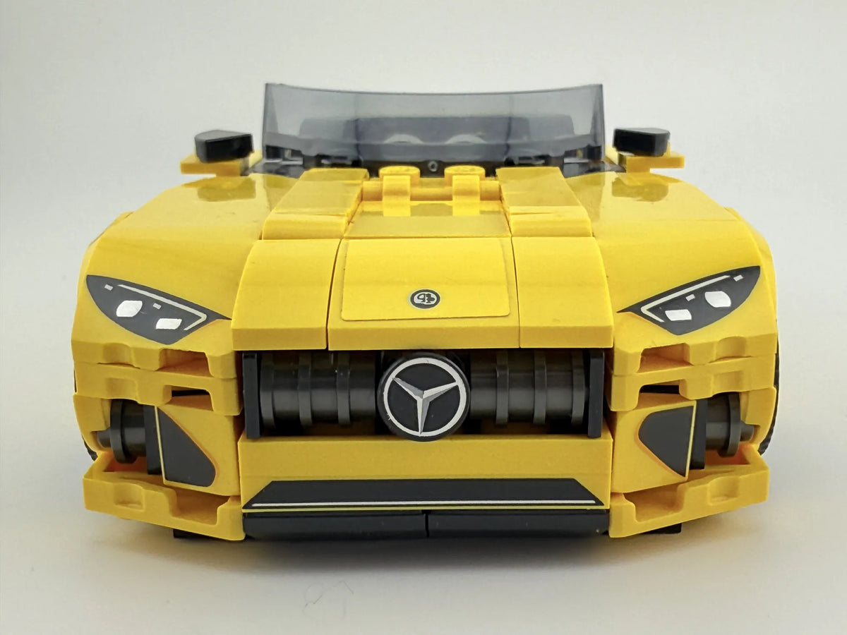 MERCEDES-AMG SL 63 CABRIO, Lego Speed Champions 76924, Resoraki, Żółty 1:24 – zdjęcie 4