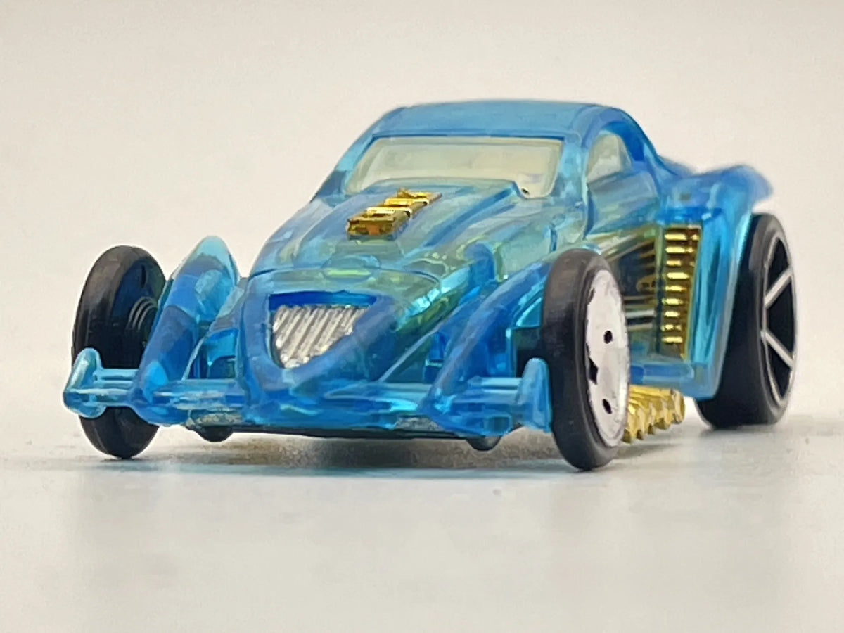 BURT-ESQUE, Hot Wheels 2010, Resoraki, Die cast C21, Przeźroczysty, 1:64 – zdjęcie 4