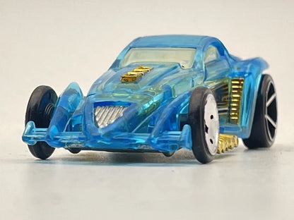 BURT-ESQUE, Hot Wheels 2010, Resoraki, Die cast C21, Przeźroczysty, 1:64 – zdjęcie 4