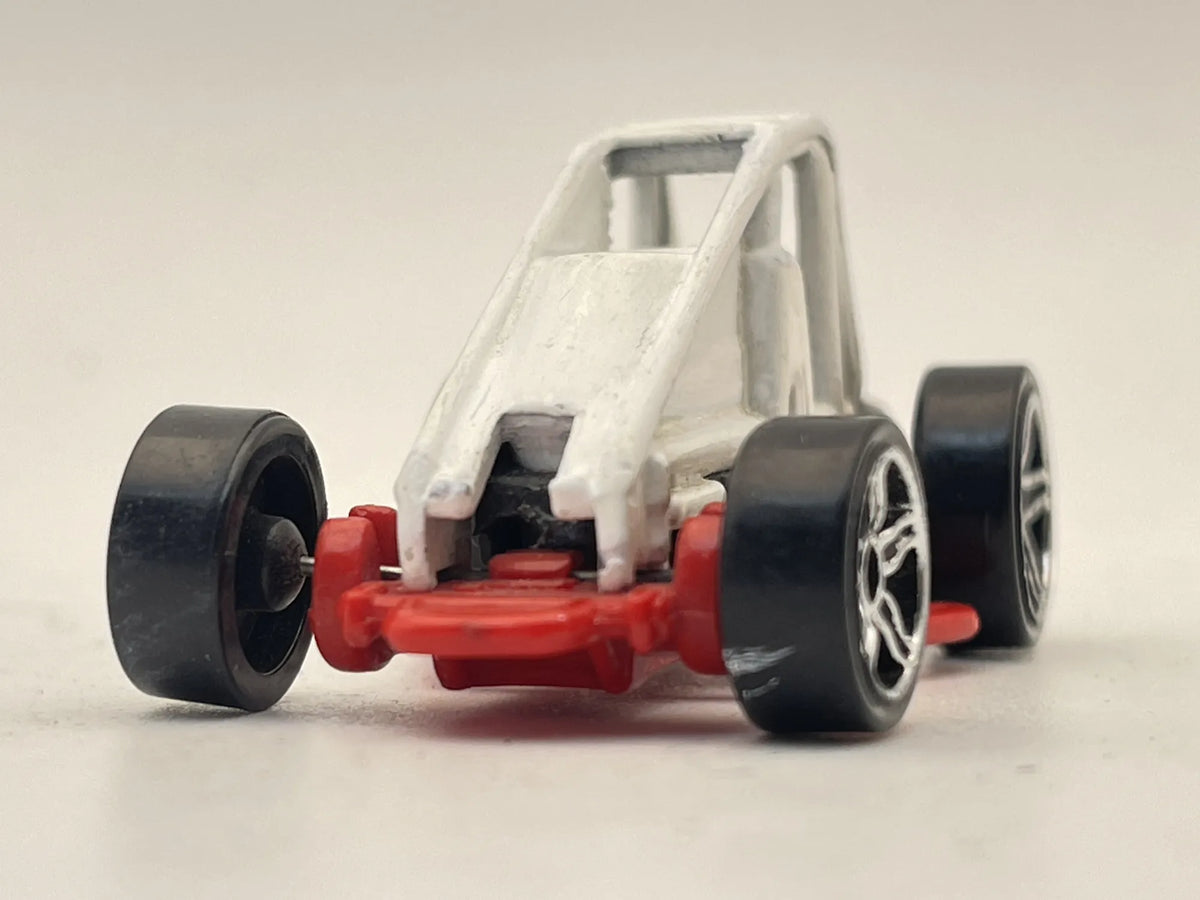 SLIDEOUT, Hot Wheels 1996, Resoraki, Die cast, Biały, 1:64 – zdjęcie 4