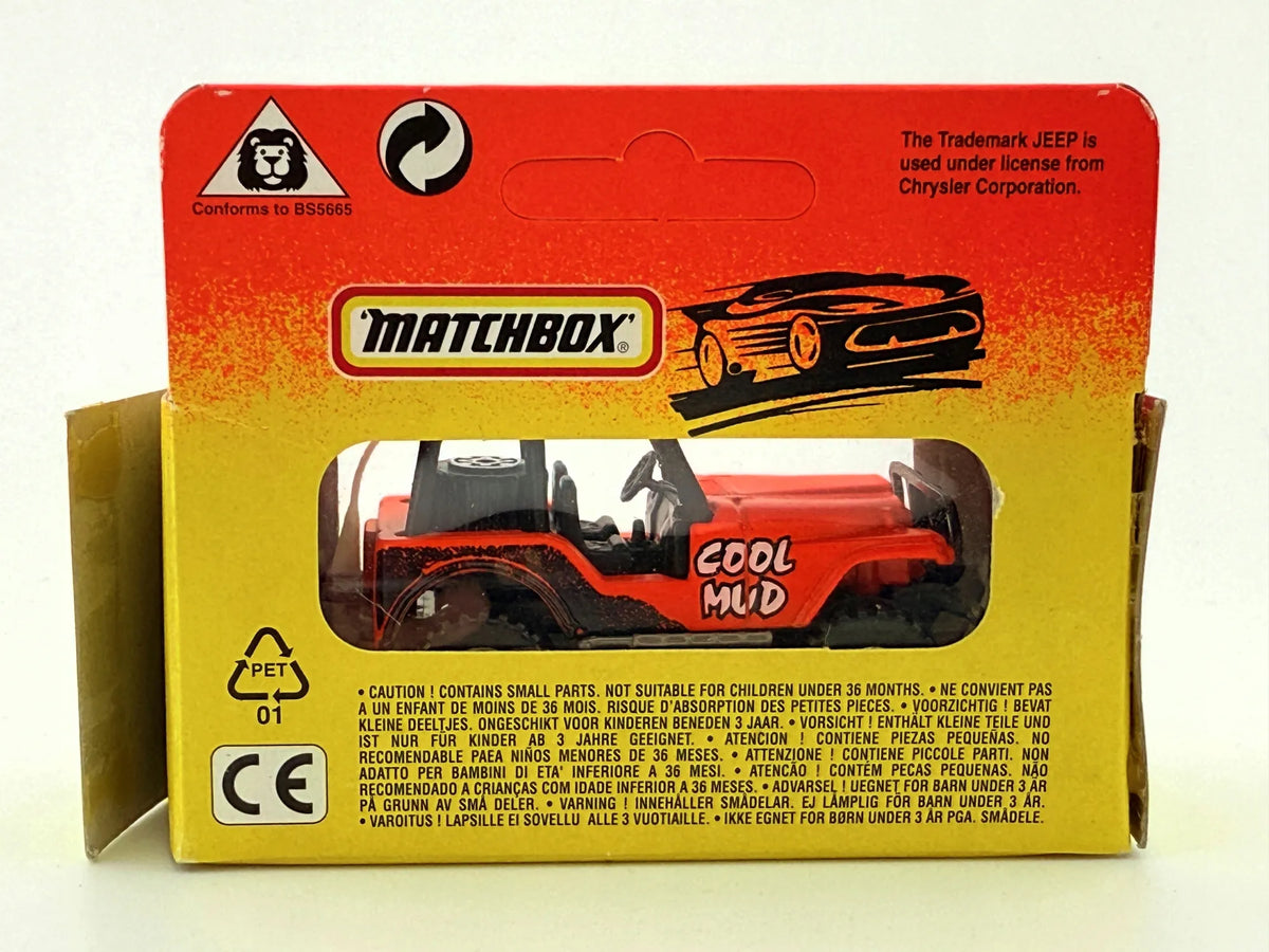 JEEP 4X4, Matchbox, Resoraki, Die cast 11125, Czerwony, 1:64 – zdjęcie 4