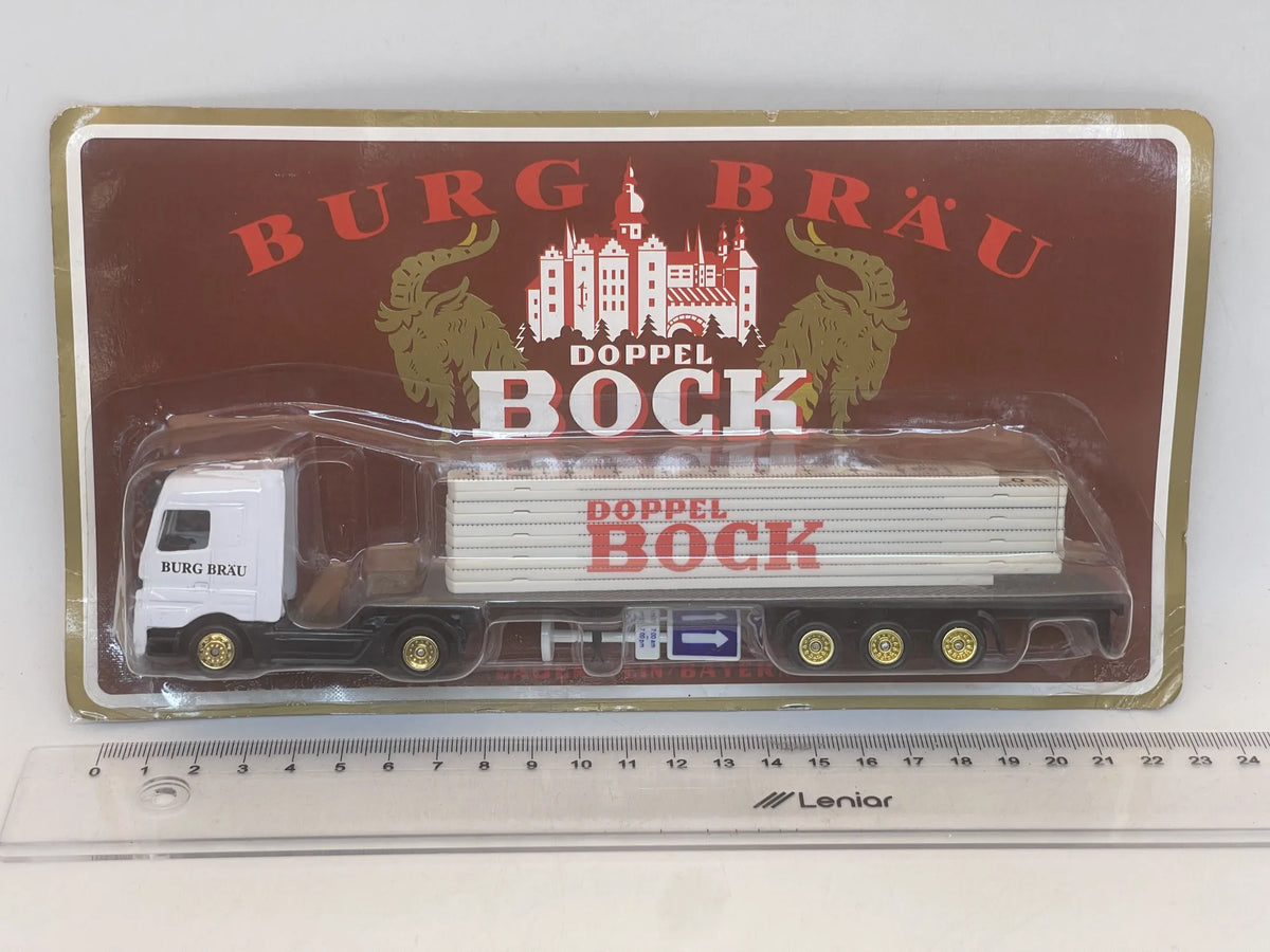 Mercedes-Benz Actros EKBG-Brauereien 1:87 BURG BRÄU Blister Doppel Bock – zdjęcie 4