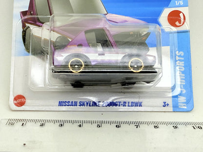 Nissan Skyline 2000Gt-R Lbwk, Hot Wheels 2025, Die Cast HYW79, Fiolet. 1:64 – zdjęcie 4