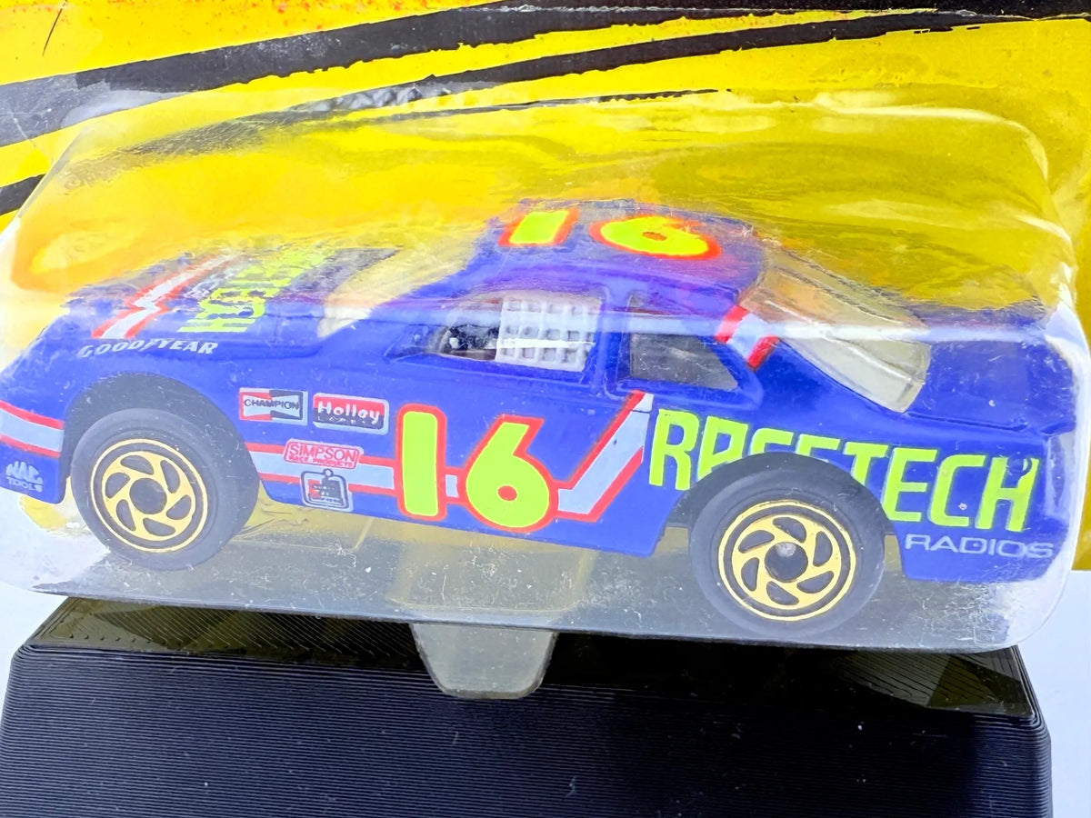 39 T-BIRD STOCK CAR, Matchbox, Resoraki, Die cast 11039, Niebieski, 1:64 – zdjęcie 4