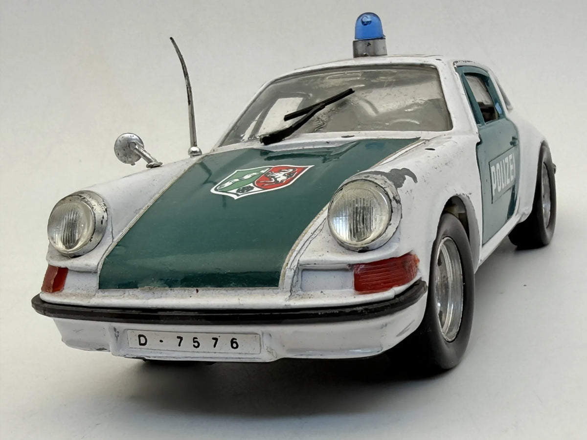 Porsche 911 Carrera Rs 2.7 Polizei Polistil 1979 Biały 1:26 Made in Italy – zdjęcie 4