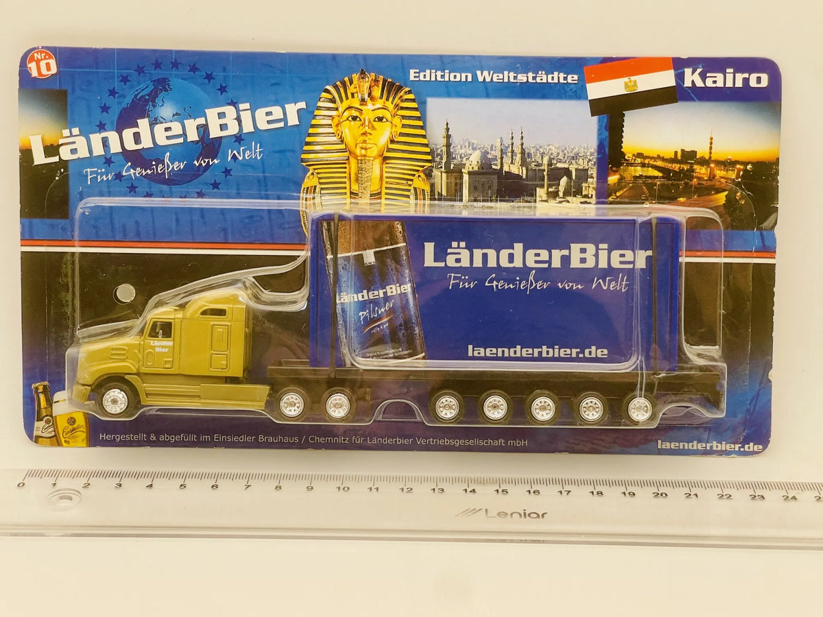 Man Tga Tieflader Werbewand Grell 1:87 LanderBier Edition Weltstädte Kairo – zdjęcie 4