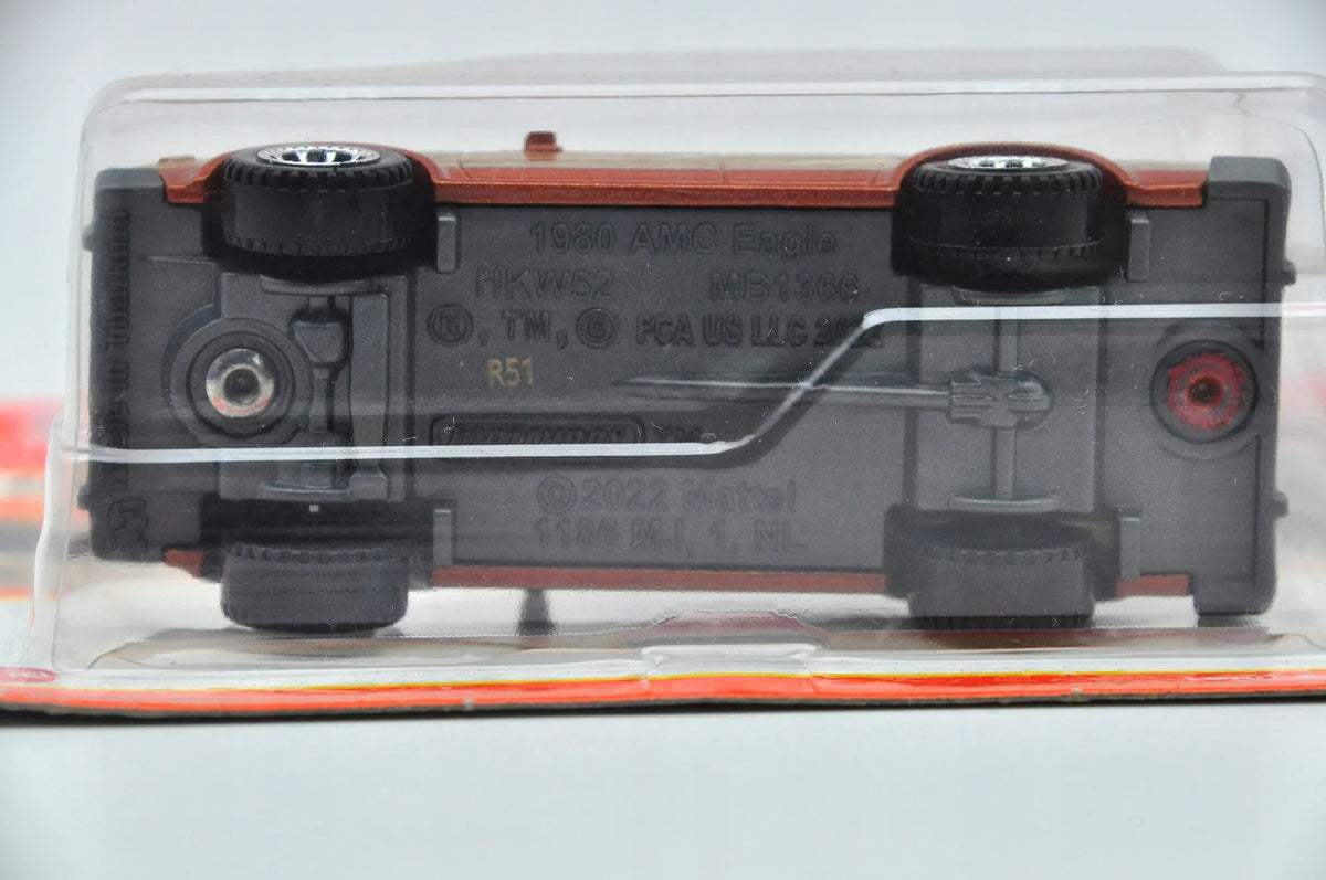 1980 AMC EAGLE, Matchbox, Resoraki, Die cast Hlc66-La10, Brązowy, 1:64 – zdjęcie 4