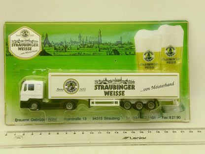 MAN TRUCK Lauterbach 1:87 Biały Blister Reklama Gebrüder Röhr Straubingu – zdjęcie 4