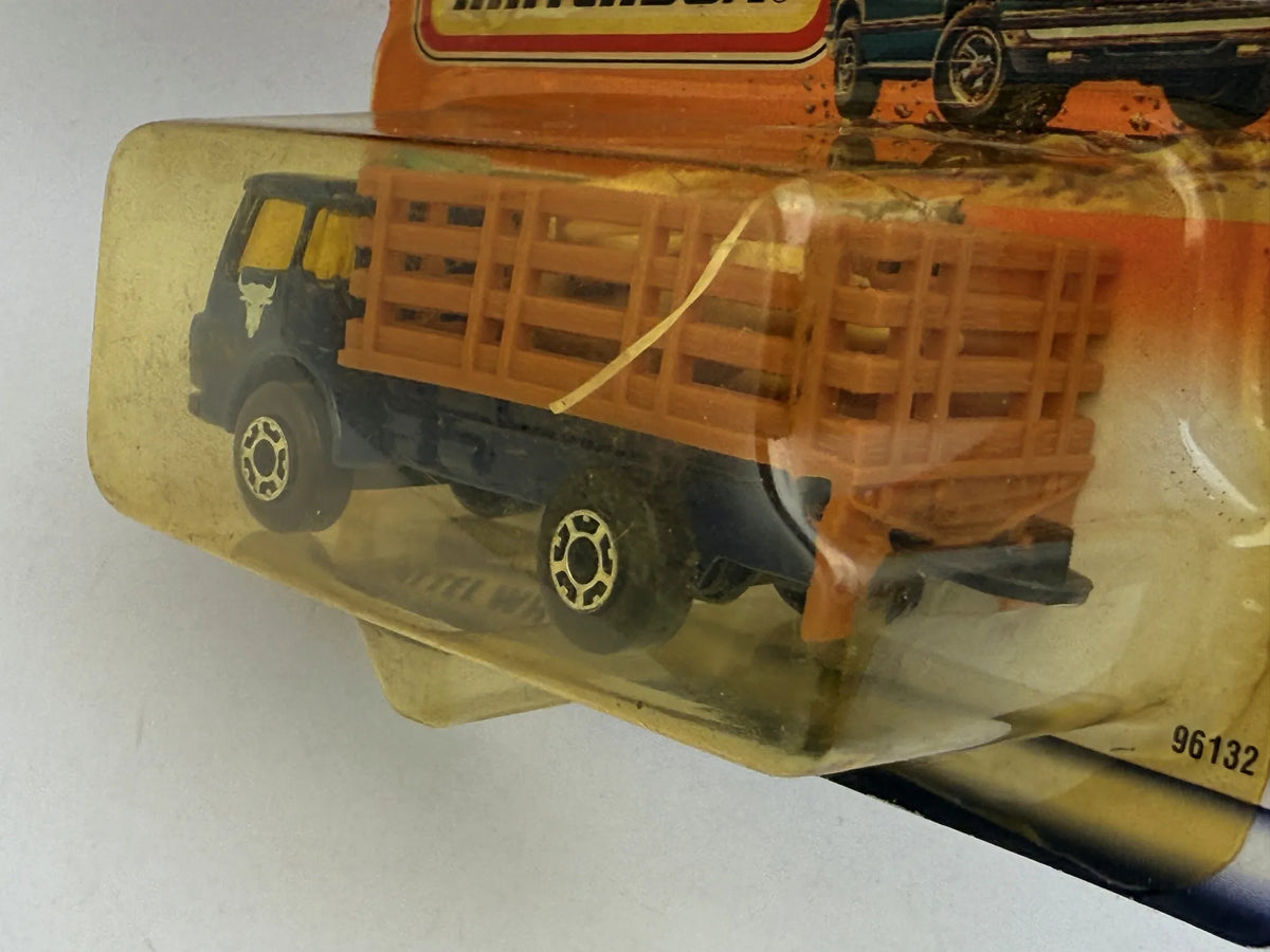 Ciężarówka BEEF HAULER Mainline Matchbox 1999 Niebieski 1:64 – zdjęcie 4